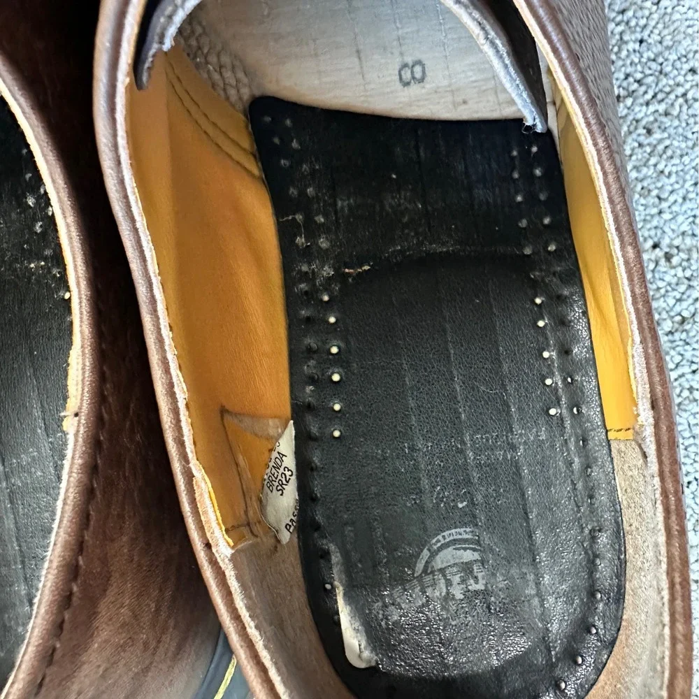 Dr.‎ Martens 1461/59 Derby Oxford — Brown Leather  MADE IN ENGLAND MiE